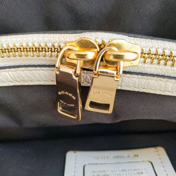 Coach Cream Mercer Satchel Handbag - Picture 11 of 16